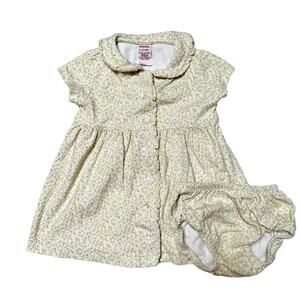 Gymboree Vintage Floral Dress And Bloomers 6-12m